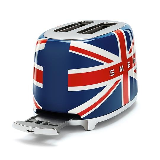  Smeg 2X2 Ekmek Kızartma Makinesi British Union Jack Tsf01Ujeu
