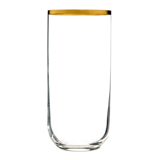  Jumbo Ronat Altın Rimli 6'Lı Meşrubat Bardağı
