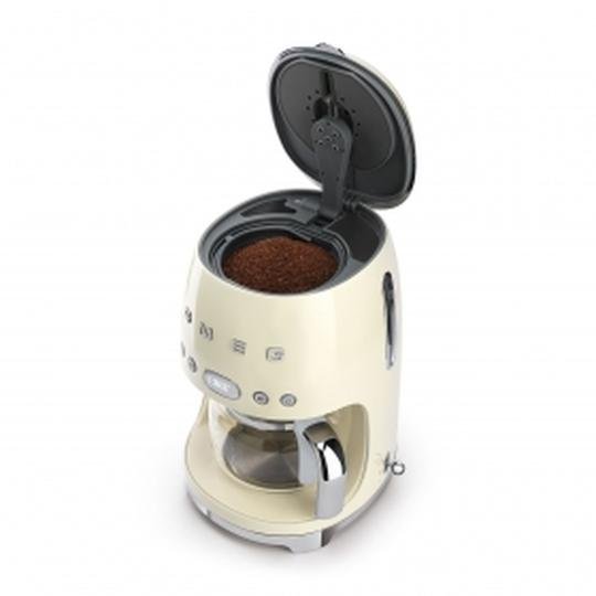  Smeg- Linea 50'S Retro Style- Filtre Kahve Makinesi - Cream Dcf02Creu