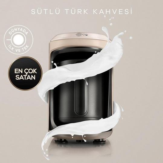  Karaca Hatır Hüps Sütlü Türk Kahve Makinesi Bej
