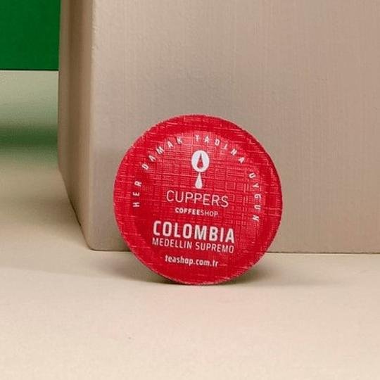  Teashop Colombia Espresso Kapsül Kahve-10 Doğal Kapsül