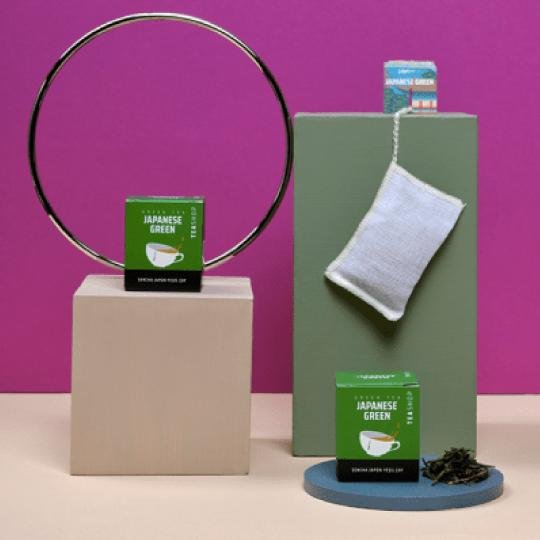  Teashop Japanese Green Tea Bag-6 Premium Bag