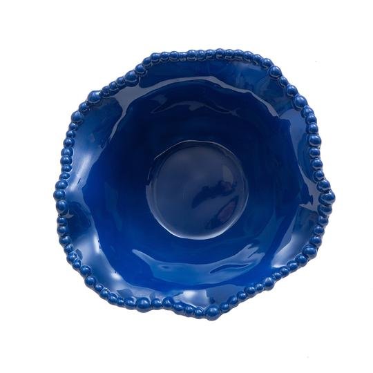  Jumbo Alesta Koyu Mavi Çukur Tabak  -  20,2x8,3 cm