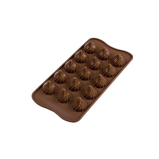  Silikomart Scg47 3D Choco Flame Silikon Çikolata Kalıbı