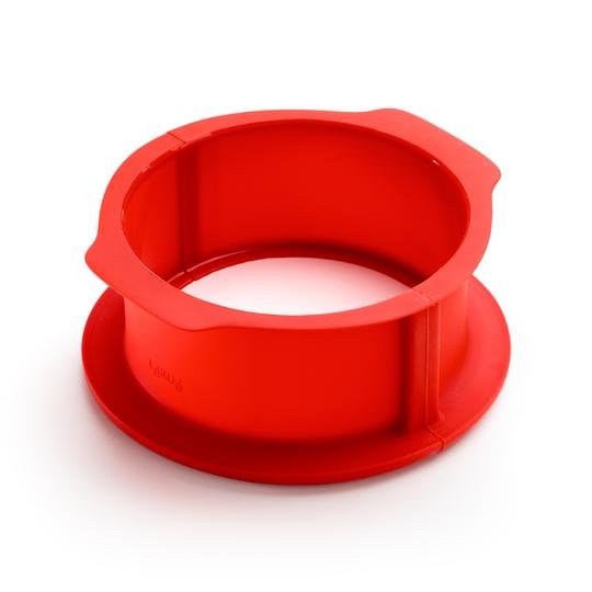 Lekue Kırmızı Silikon Tart Kalıbı 18 cm