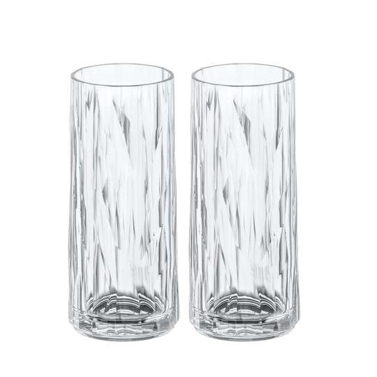 Koziol Superglass Şeffaf 2'li Set No:3 Su Bardağı 250 ml