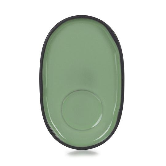 Revol Caractere Mint Yeşili Fincan Tabağı 13x8 cm