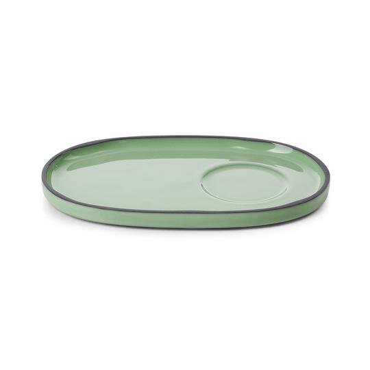 Revol Caractere Gourmet Mint Yeşili Fincan Tabağı 18x11 cm
