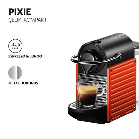  Nespresso C66R Pıxıe Red Bundle Kahve Makinesi